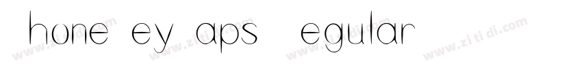 PhoneKeyCaps Regular字体转换